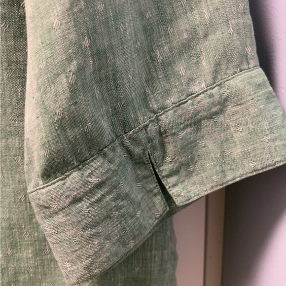 Chico’s NWOT linen blouse 3/4 sleeve SZ4 - Picture 4 of 4